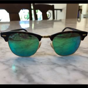 Rayban clubmaster 3016 green